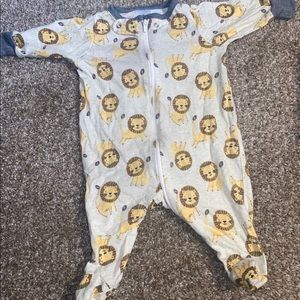 Lion print footies